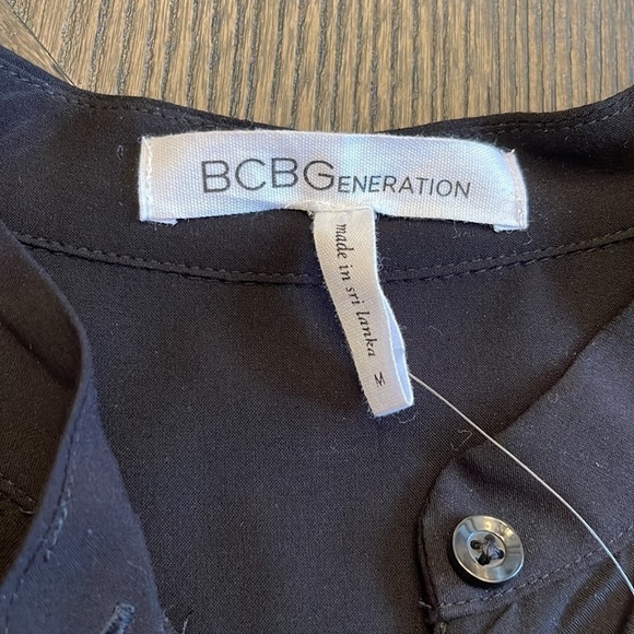 BCBGeneration Black Tank Top Size Medium - Picture 2 of 6